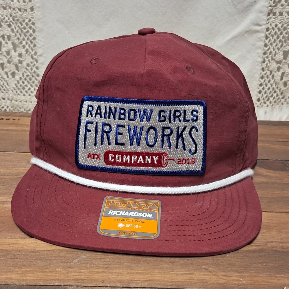 Rainbow Girls Fireworks Company Hat NWT - Picture 2 of 5